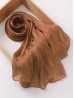 Solid Color Silk Feeling Scarf